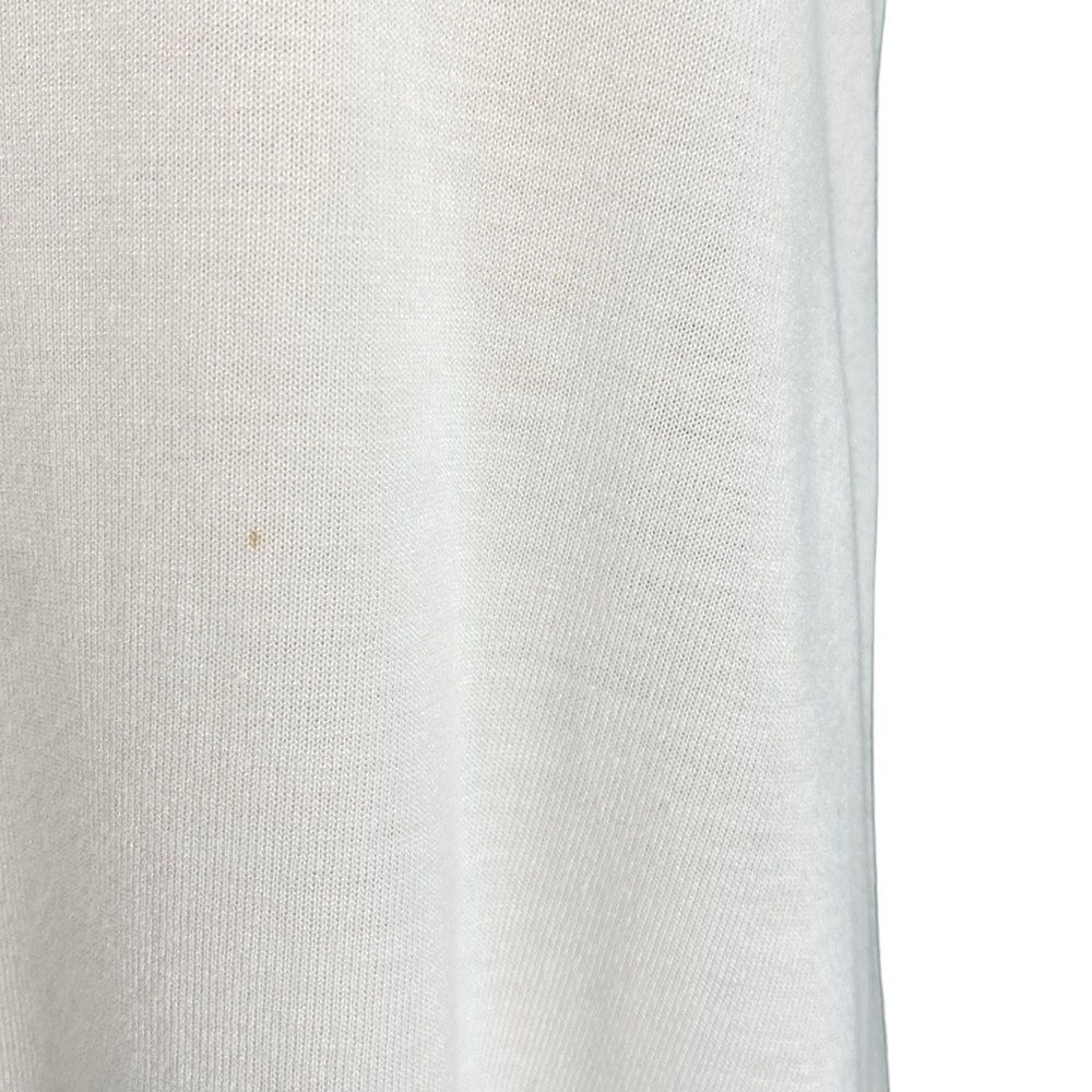 Liz Claiborne Petite White Mesh Front Sleeveless Top - Picture 3 of 16